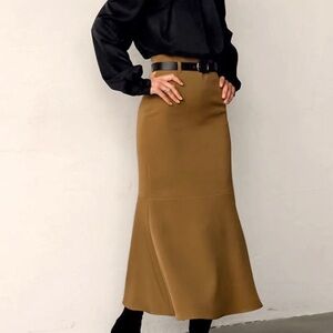 Commense NWT large Brown Women's Skirt